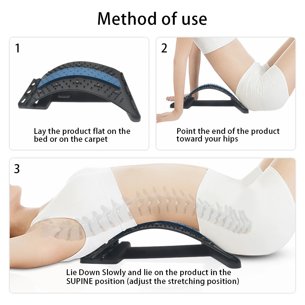 Ergonominen lannerangan venytyslaite ja selän hierontalaite