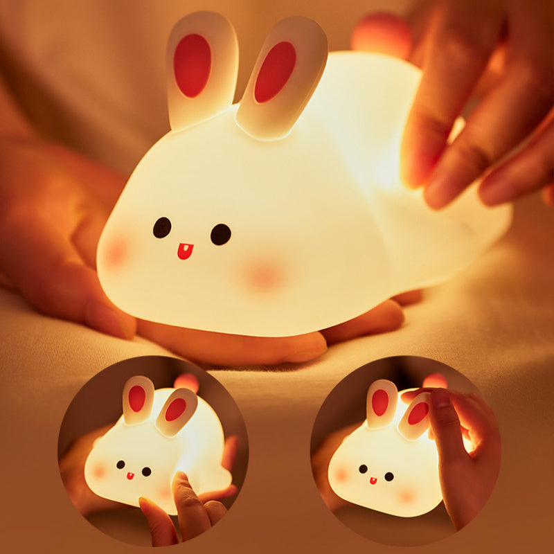 Söpö pupu LED-yövalo kosketusanturilla